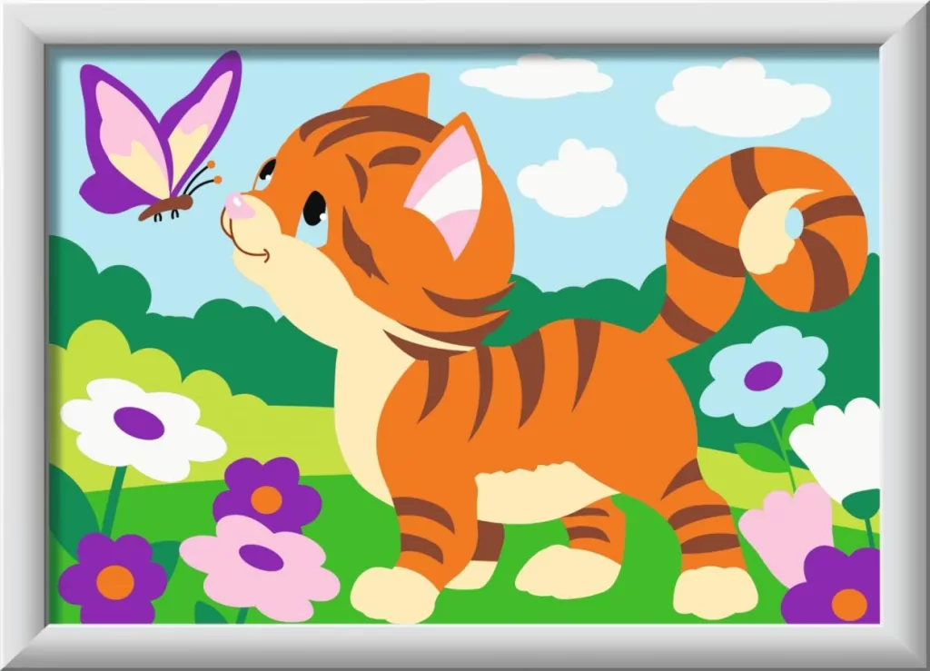 CreArt for Kids Cat with butterfly - tantis.pl