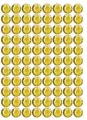 Dżety samoprzylepne złote 4mm - tantis.pl