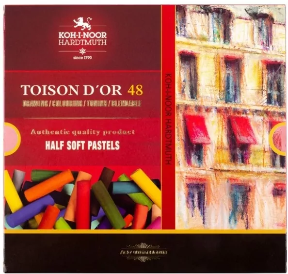 Pastele suche połówki. 48 kolorów - tantis.pl