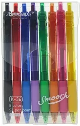 Kolorowe długopisy. 8 kolorów