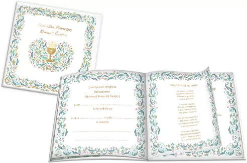 Książeczka KWD Pamiątka Komunijna. IHS - tantis.pl