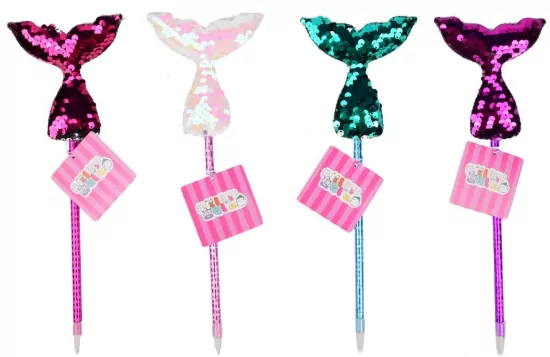 Długopis cekinowa syrenka mix CUBIE SQUAD