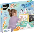 Przenośny zestaw tablic 5w1 ZOO w walizce KIDEA - tantis.pl