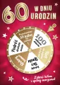 Karnet urodziny 60 B6 z kopertą - tantis.pl