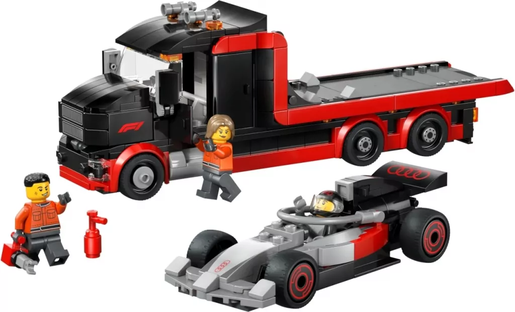 LEGO® Ciężarówka F1® z bolidem Audi F1® 60493 - tantis.pl