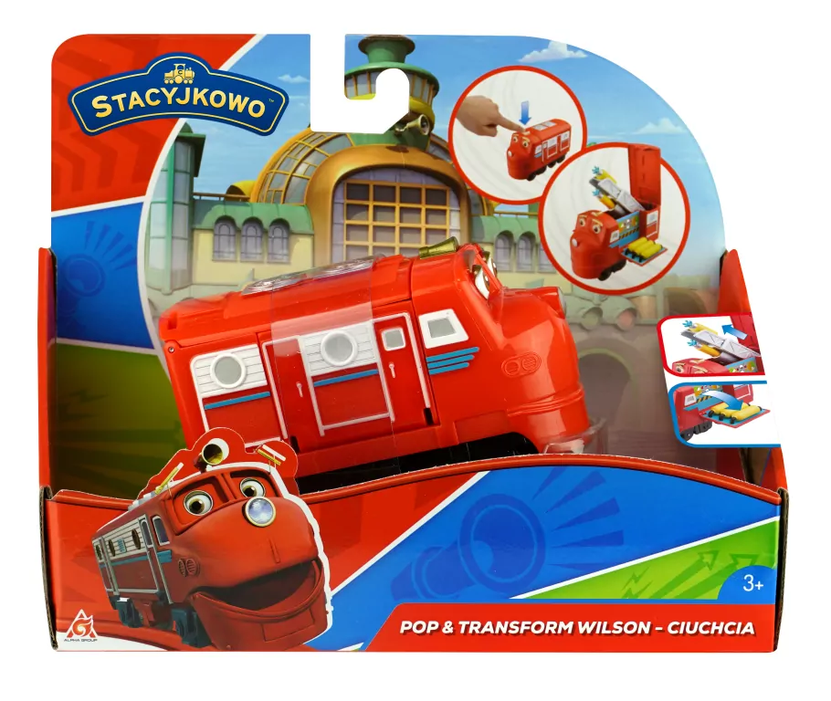Stacyjkowo. Transformująca Kolejka Wilson Pop&Transform - tantis.pl