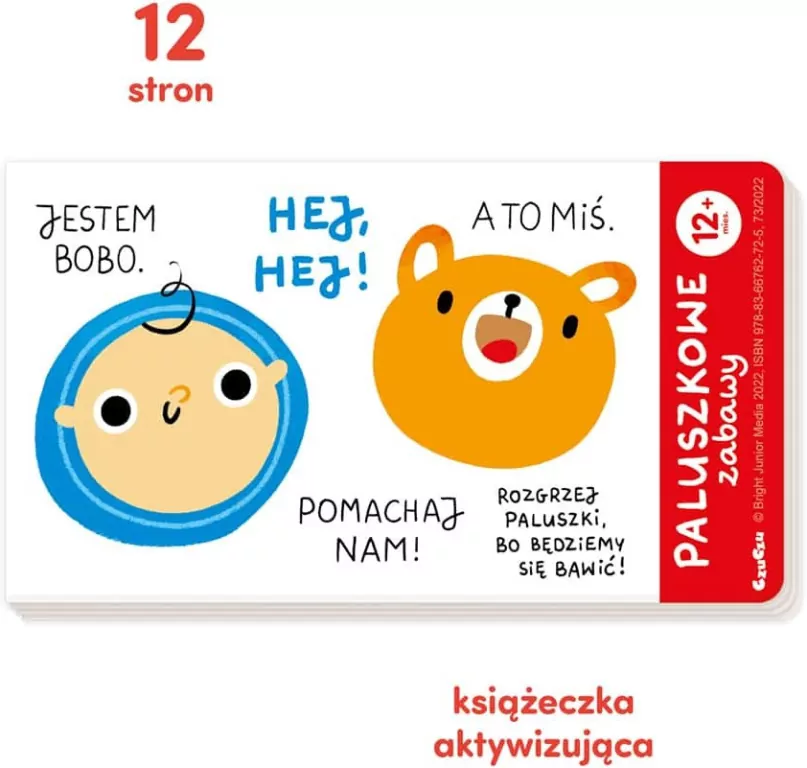 CzuCzu. Paluszkowe zabawy dla dzieci 12 mies.+ - tantis.pl