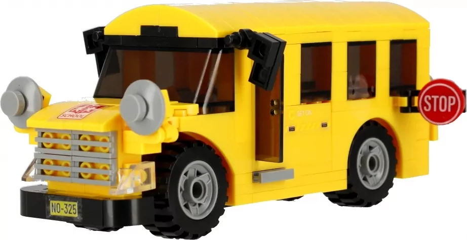 Klocki konstrukcyjne 242 elementów City Bus - tantis.pl