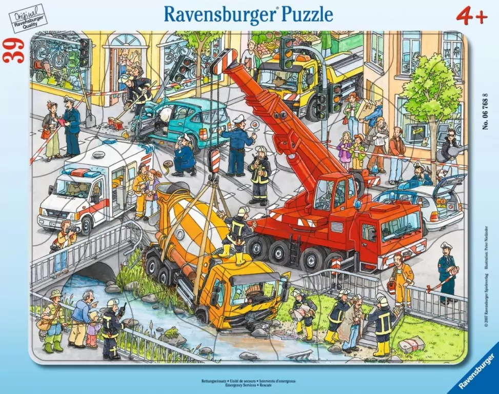 Puzzle 39 Emergency Services Frame - tantis.pl