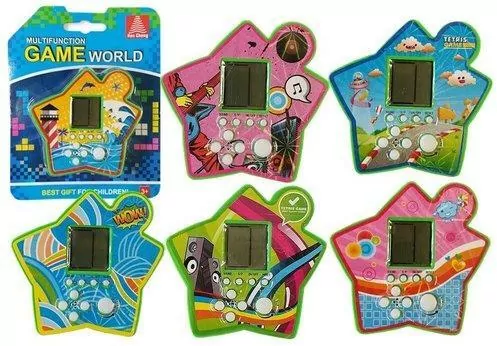 Lean Toys. Gra elektroniczna kieszonkowa. Tetris, gwiazdka - tantis.pl