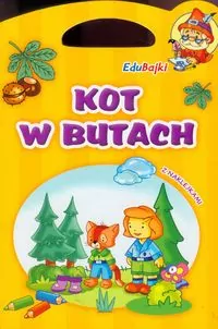 Kot w butach. Edubajki. Z naklejkami - tantis.pl