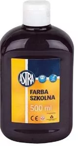 Farba plakatowa szkolna czarna 0,5 (sww2883-210) - tantis.pl