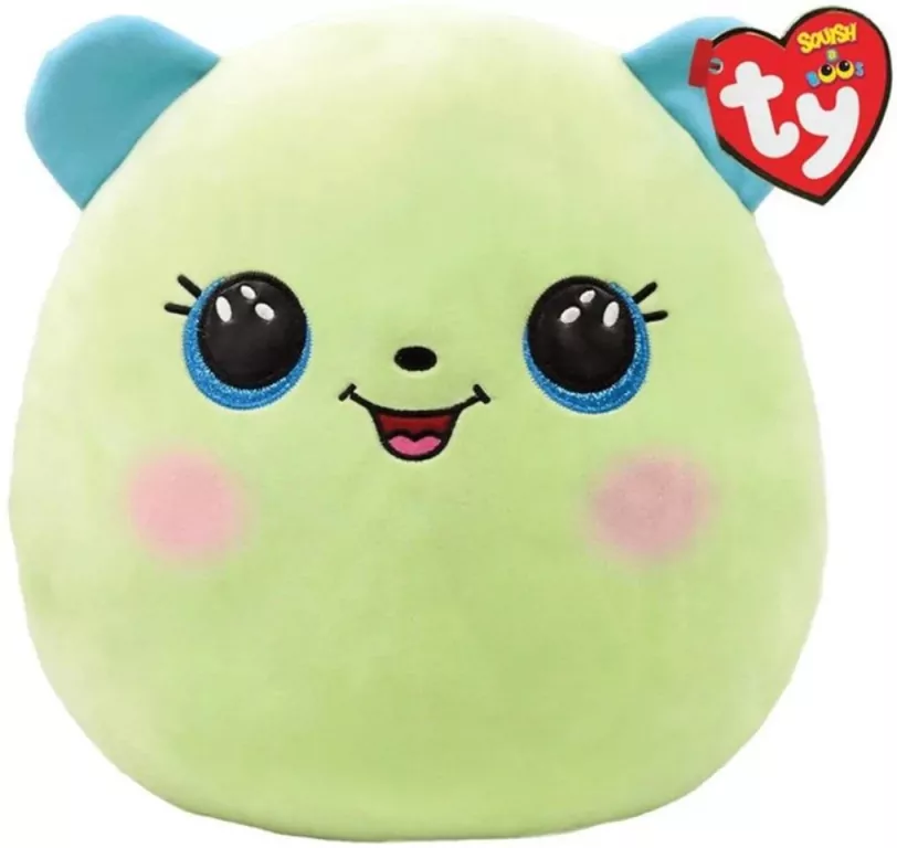Squishy Beanies Clover - zielony miś 30cm - tantis.pl