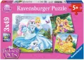 Puzzle 3x49 Disney Palace Pets - tantis.pl
