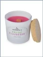 Świeczka sojowa Fresh Raspberry biała 135g - tantis.pl