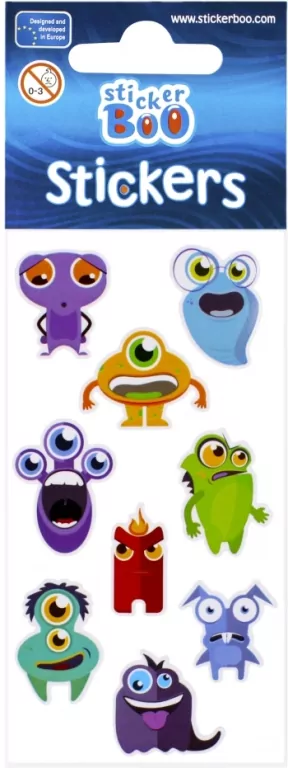 Naklejki Potworki, mix - tantis.pl