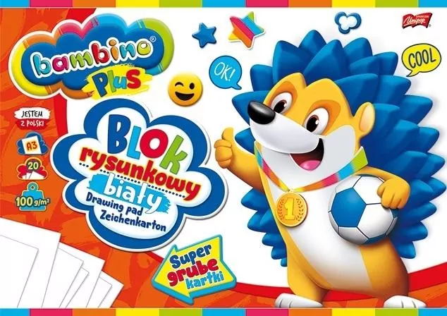 Maje blok rys.A3/20k.bambino plus 100g. - tantis.pl