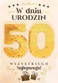 Karnet Urodzny 50 Cekiny - tantis.pl