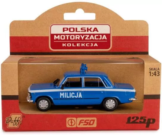 Pojazd PRL Fiat 125P Milicja - tantis.pl