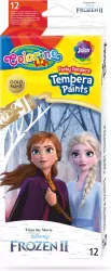 Farby Colorino Kids tempera w tubach 12 kolorów 12 ml Frozen