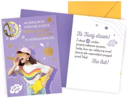 Karnet. 13 urodziny. Dziewczyna