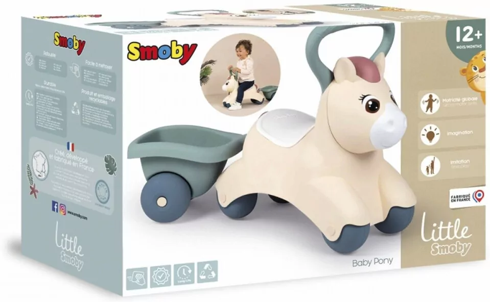 Kucyk z przyczepką jeździk - tantis.pl