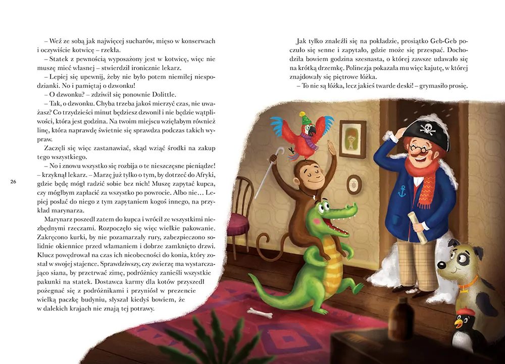 Doktor Dolittle i jego zwierzęta. Kolorowa klasyka - tantis.pl