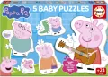 Puzzle 2-5 Świnka Peppa - tantis.pl