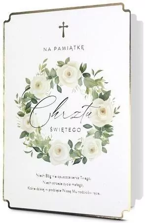 Karnet B6 Chrzest - tantis.pl