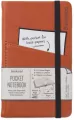 Bookaroo Notatnik Journal Pocket A6. Brązowy - tantis.pl