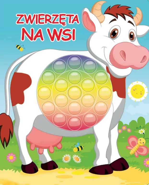 Zwierzęta na wsi. Książeczka sensoryczna - tantis.pl