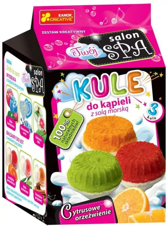 Kule do kąpieli z solą morską. Cytrusowe orzeźwienie. Twój salon Spa - tantis.pl