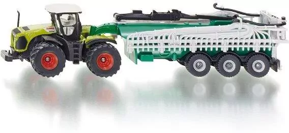 Traktor ClaasXerion z cysterną Siku Farmer - tantis.pl