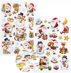 Naklejki wesoły Mikołaj