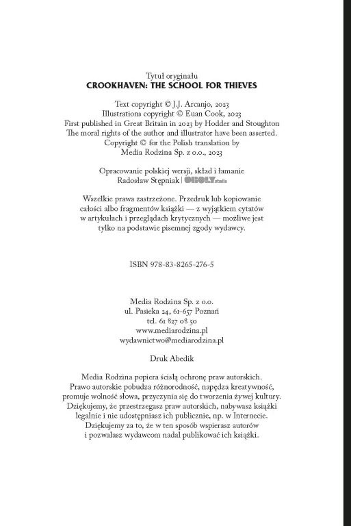 Akademia Crookhaven. Szkoła oszustów. Tom 1 - tantis.pl