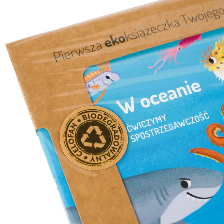 W oceanie. Ćwiczymy spostrzegawczość 18 miesięcy+ Pierwsza ekoksiążeczka Twojego Dziecka - tantis.pl
