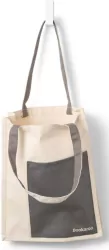 Bookaroo Torba bawełniana Charcoal&Cream