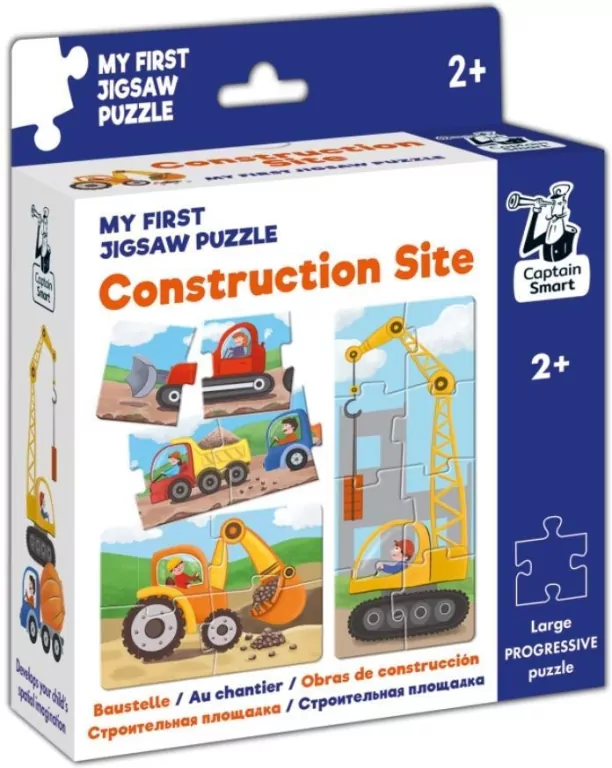 Captain Smart. Construction Site. My First... - tantis.pl
