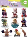 Tatuaże zmywalne Sports Animals HAPPY COLOR - tantis.pl