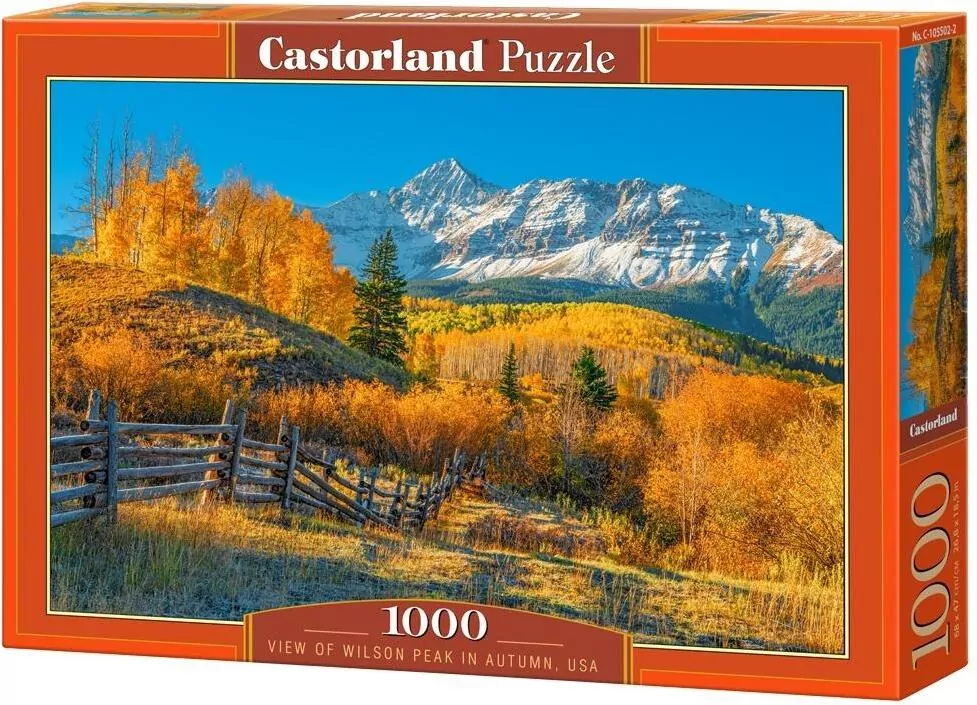 Puzzle 1000 View Of Wilson Peak In Autumn CASTOR - tantis.pl