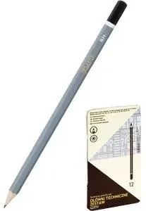 Ołówki techniczne 12 szt w metalowym pudełku. - tantis.pl