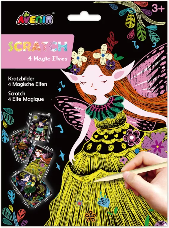 Avenir. Wydrapywanki 4 magiczne elfy - tantis.pl