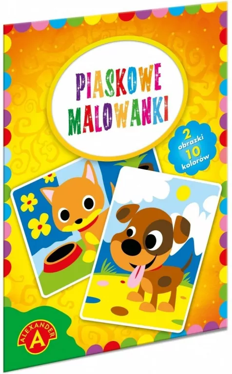 Piesek i kotek. Piaskowe malowanki - tantis.pl