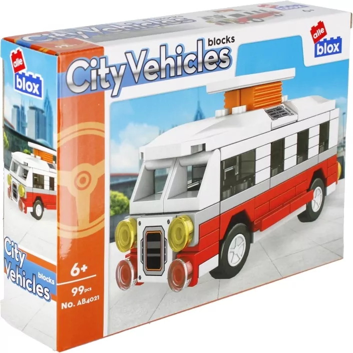 City Vehicles. Klocki konstrukcyjne. 99 elementów - tantis.pl