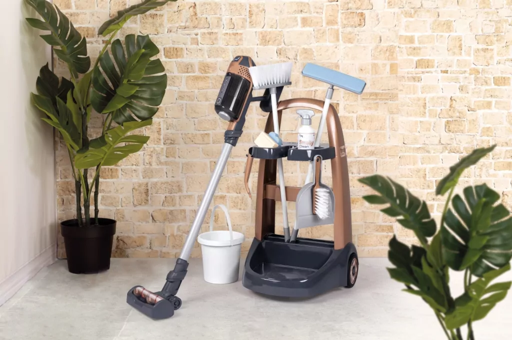 Smoby Rowenta Wózek z odkurzaczem XForce - tantis.pl