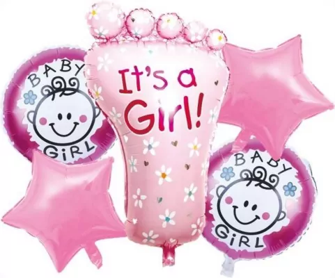 Zestaw balonów Girl 6el