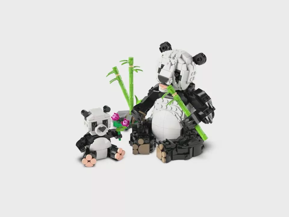 LEGO® Creator. Dzikie zwierzęta: rodzina pand 31165 - tantis.pl