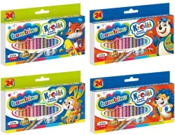 Kredki świecowe Bambino. 24 kolory