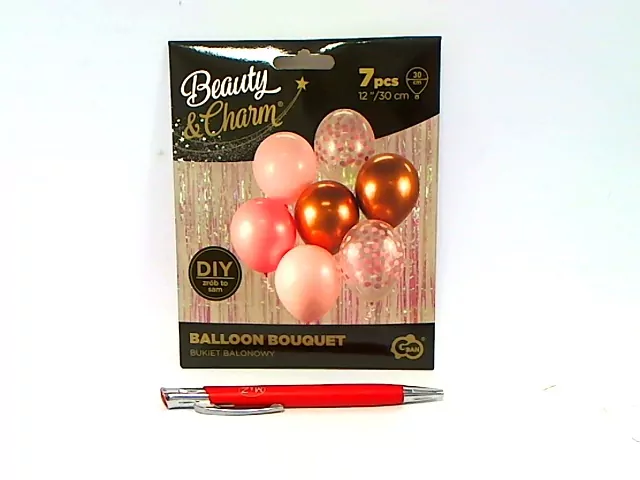 Bukiet balonowy Beauty&Charm. Różowo-miedziany 7 szt. 30 cm - tantis.pl