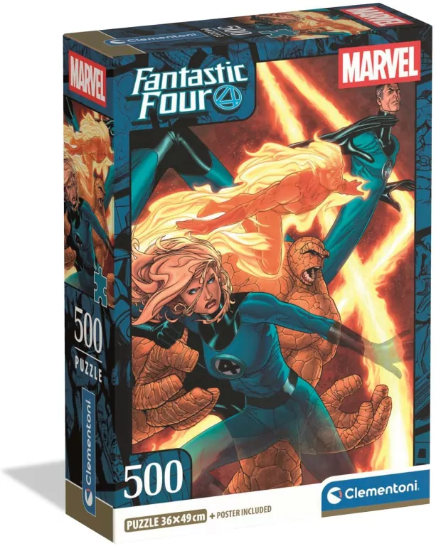 Puzzle 500 Compact Fantastic Four - tantis.pl